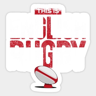 This is English rugby Sticker